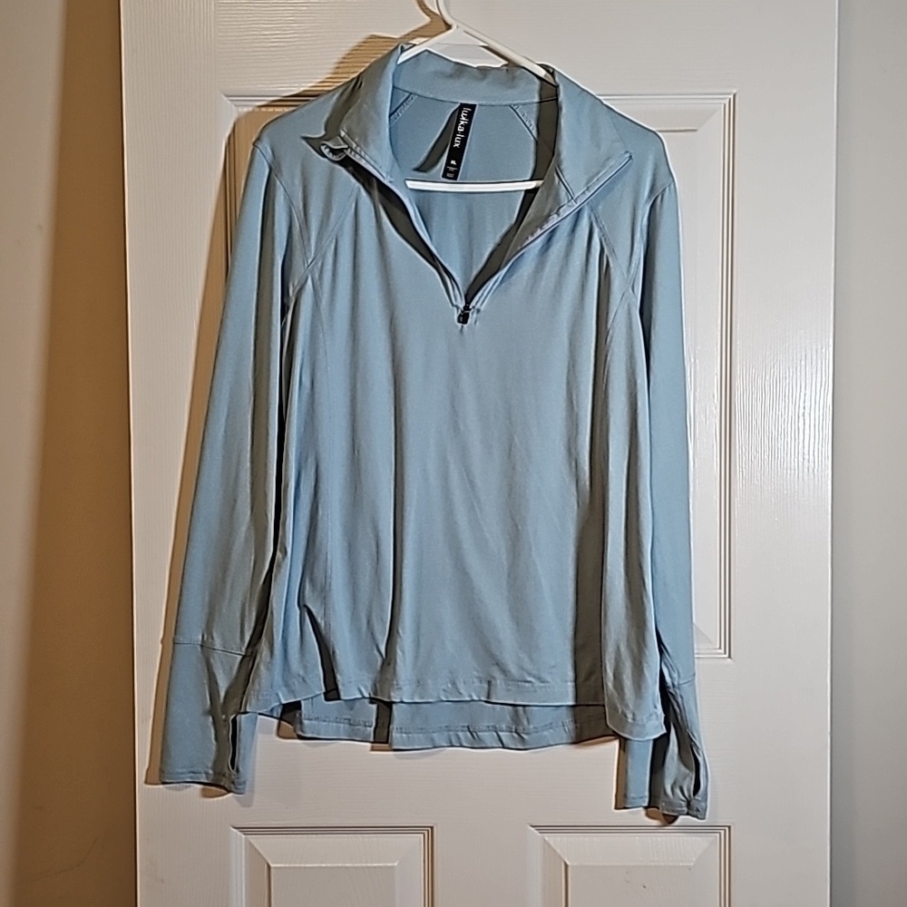 Lukka Lux Women Quarter Zip Mock Neck Long Sleeve Top Size XL